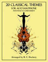 20 Classical Themes for Alto Saxophone Solo with Piano Accompaniment P.O.D cover